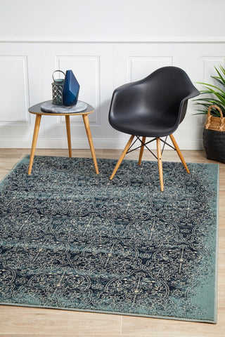 Oxford 435 Rug (Denim) by Rug Culture