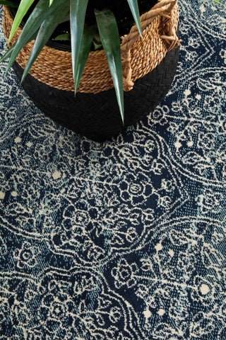 Oxford 435 Rug (Denim) by Rug Culture