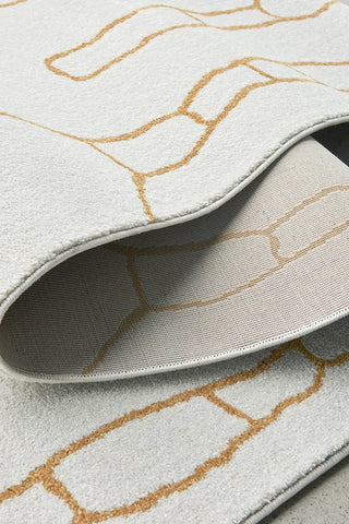 Paradise Amy Runner Rug (Gold) by Rug Culture