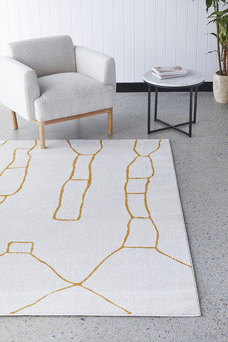 Paradise Amy Rug (Gold) by Rug Culture
