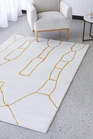 Paradise Amy Rug (Gold) by Rug Culture
