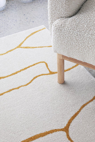 Paradise Amy Rug (Gold) by Rug Culture