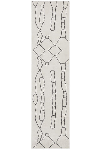Paradise Amy Runner Rug (Grey) by Rug Culture