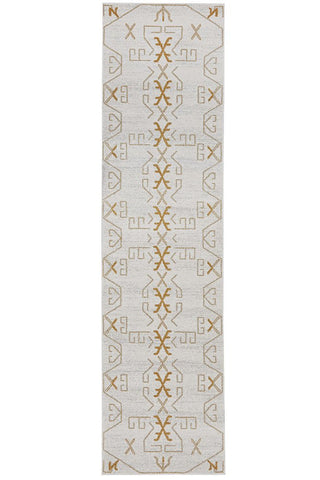 Paradise Cala Runner Rug (Gold) by Rug Culture