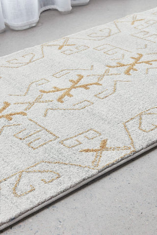 Paradise Cala Runner Rug (Gold) by Rug Culture