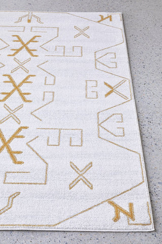 Paradise Cala Rug (Gold) by Rug Culture