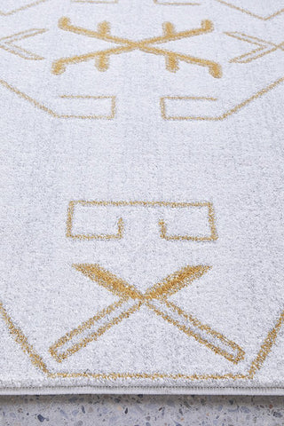 Paradise Cala Rug (Gold) by Rug Culture