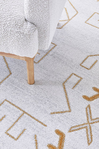 Paradise Cala Rug (Gold) by Rug Culture