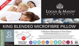 KING Blended Microfibre Pillow by Logan & Mason