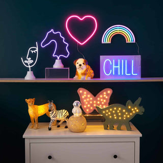 Chilled LED Neon Light Box by Pilbeam Living