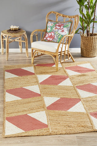 Parade 111 Rug (Coral) by Rug Culture
