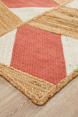 Parade 111 Rug (Coral) by Rug Culture