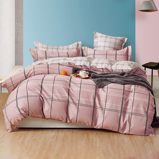 Tilly Pink Quilt Cover Set by Ardor