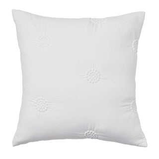 Summer White European Pillowcase by Platinum
