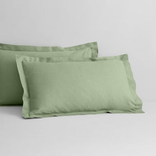 Abbotson Cactus Linen Tailored Pillowcase Pair by Sheridan