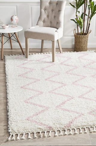Saffron 11 Rug (Pink) by Rug Culture