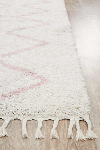 Saffron 11 Rug (Pink) by Rug Culture