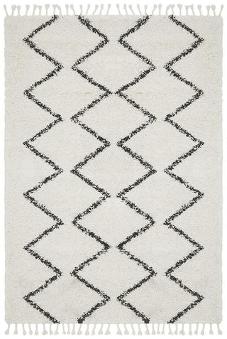 Saffron 11 Rug (White) by Rug Culture