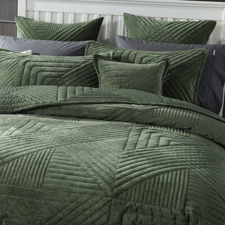 Bianca Samatra Olive Coverlet Set Olive