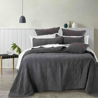 Geraldton Coverlet Set Range Coal by Bianca