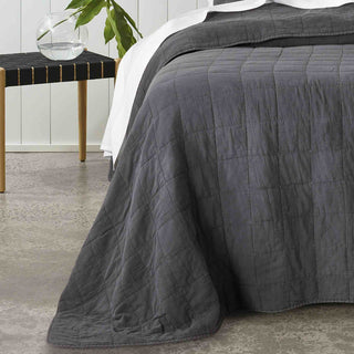 Geraldton Coverlet Set Range Coal by Bianca
