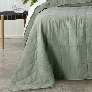 Geraldton Coverlet Set Range Olive by Bianca