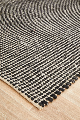 Skandi 300 Rug (Black) by Rug Culture