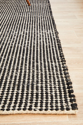 Skandi 300 Rug (Black) by Rug Culture
