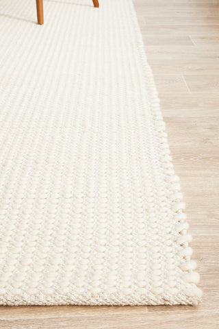 Skandi 300 Rug (White) by Rug Culture