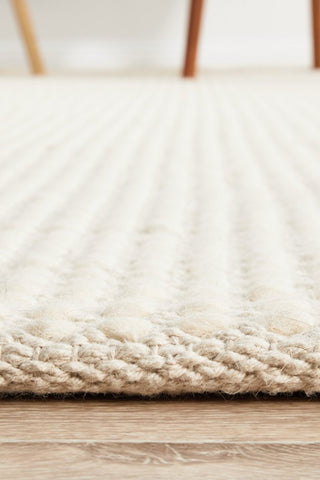 Skandi 300 Rug (White) by Rug Culture