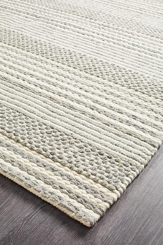 Skandi 313 Rug (Silver) by Rug Culture