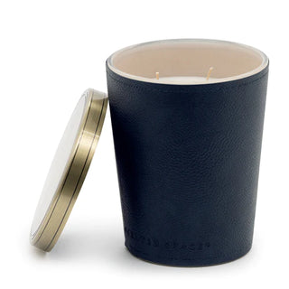 Leather Candle Coastline 900g by Scented Space