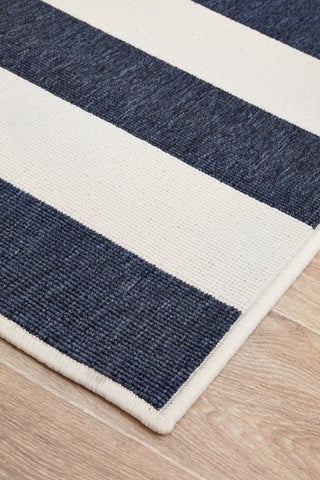 Seaside 4444 Rectangle Rug (Navy White) by Rug Culture