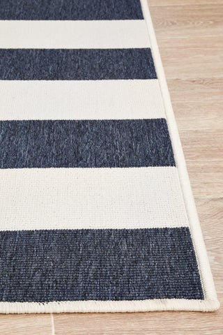 Seaside 4444 Rectangle Rug (Navy White) by Rug Culture