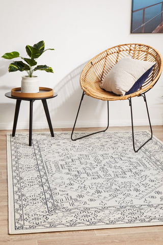 Seaside 5555 Rectangle Rug (White) by Rug Culture