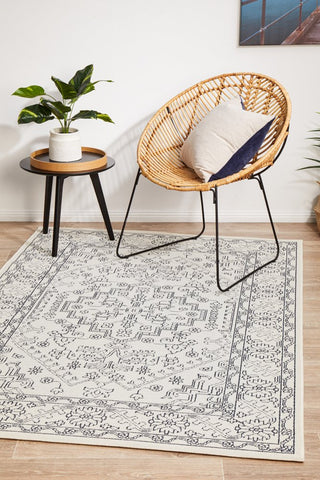Seaside 5555 Rectangle Rug (White) by Rug Culture