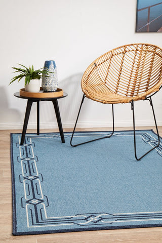 Seaside 6666 Rectangle Rug (Blue) by Rug Culture