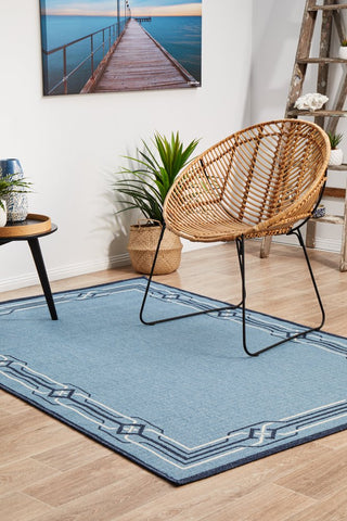 Seaside 6666 Rectangle Rug (Blue) by Rug Culture