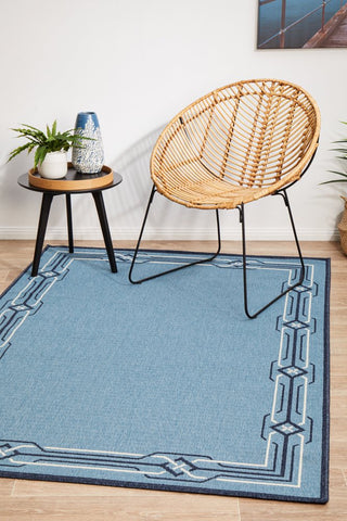 Seaside 6666 Rectangle Rug (Blue) by Rug Culture
