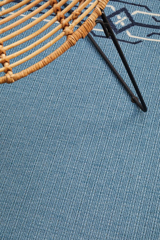 Seaside 6666 Rectangle Rug (Blue) by Rug Culture