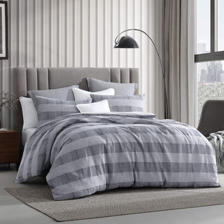 Subi Navy Quilt Cover Set by Private Collection