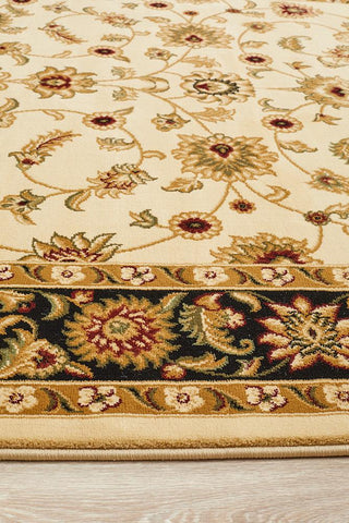 Sydney 1 Rectangle Rug (Ivory Black) by Rug Culture