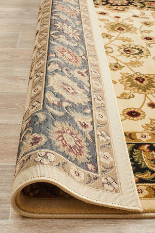 Sydney 1 Rectangle Rug (Ivory Black) by Rug Culture