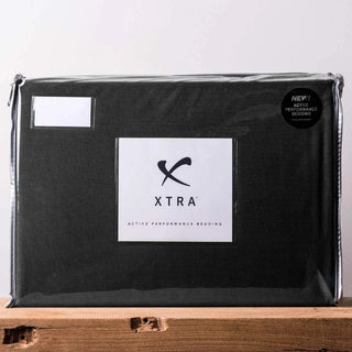 Xtra Active Performance Quilt Cover Set - Charcoal Black