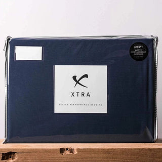 Xtra Active Reversible Quilt Cover Sets - Navy/ Silver