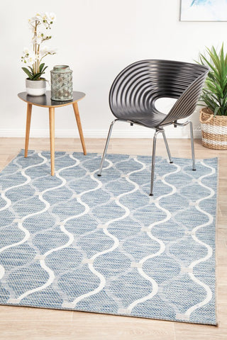 Terrace 5501 Rug (Blue) by Rug Culture