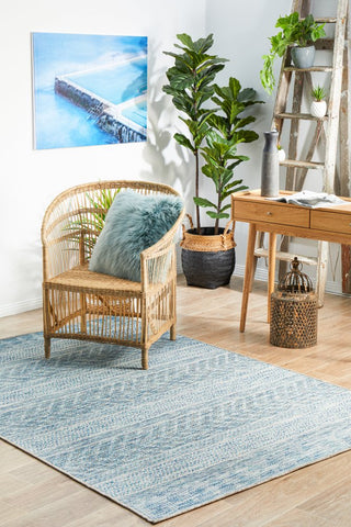 Terrace 5505 Rug (Blue) by Rug Culture