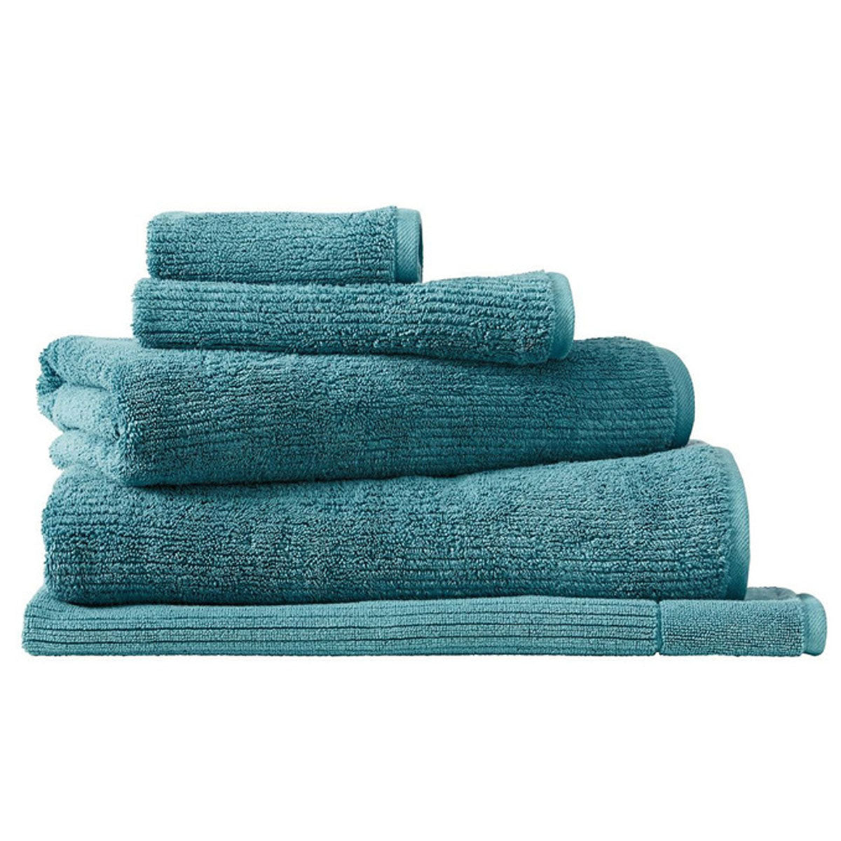 Living Textures Trenton Towel Collection by Sheridan TEAL – Planet Linen