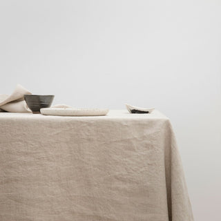 Venice Pure Linen Tablecloth Range NATURAL by RANS