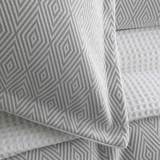 Taite Silver Quilt Cover Set By Private Collection